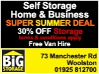storage, warrington, big storage, warrington