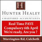Hunter Healey Accountants, Culcheth, Warrington, payroll