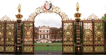 Warrington Town Hall and Golden Gates