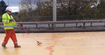 M56 closure bridge waterproofing