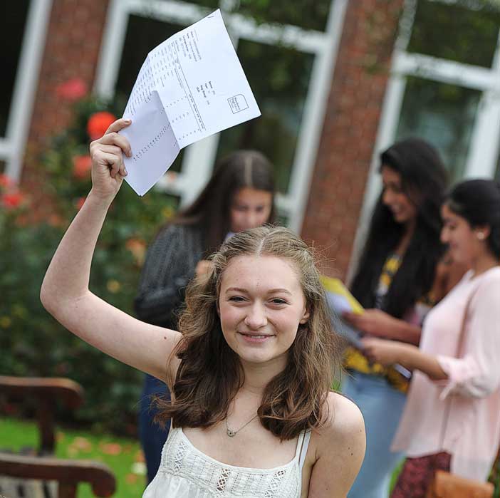 Alice McMahon (16) from Warrington was delighted with her 8 A*s and 1 A at GCSE.