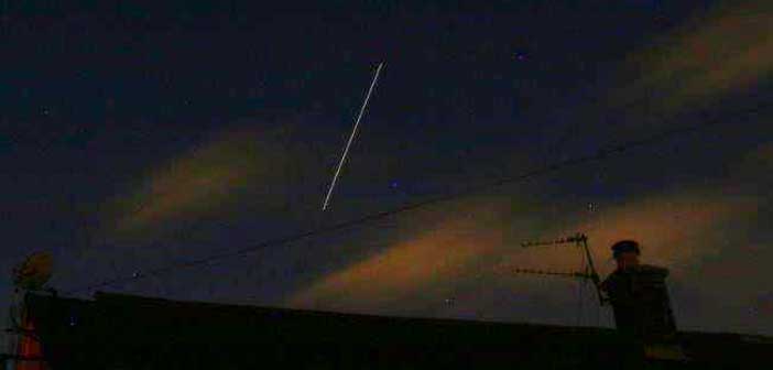 The International Space Station over Warrington