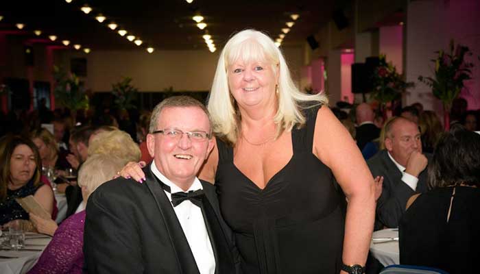 Dave and Pam Thompson from Warrington Disability Partnership Picture Tony Longmore