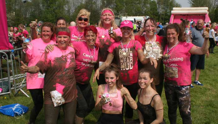 Muddy marvels at last year's Race for Life in Victoria Park