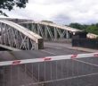 stuck swing bridge
