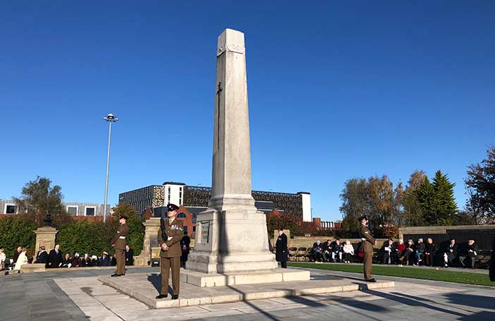 Glorious sunshine as Warrington Remembers - Gary Skentelbery