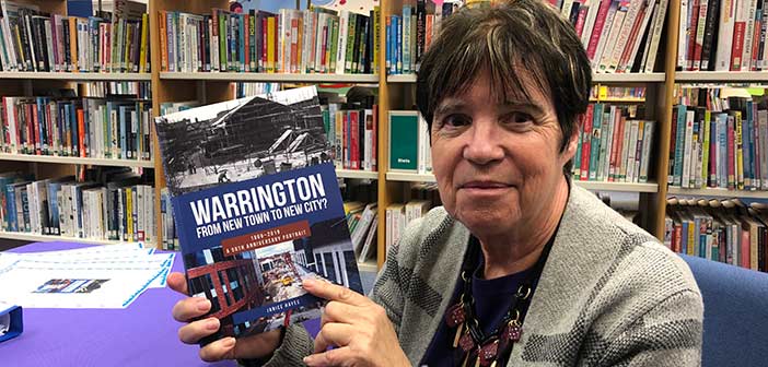 Janice Hayes with her latest book