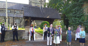 Ancient Lymm Rushbearing tradition kept alive with socially distanced morris dancing!