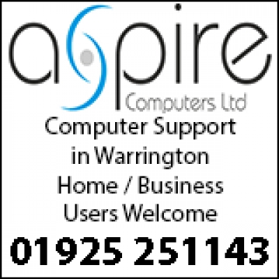 Aspire computers, Warrington