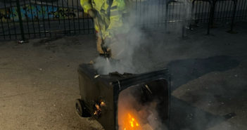 Firefighters called out to wheelie bin fire in Orford Park wheelie bin
