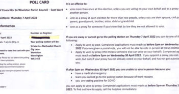 polling card