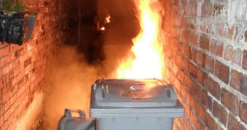 bin fire