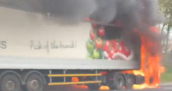 lorry fire