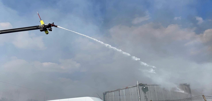 scrapyard fire