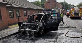 car fire