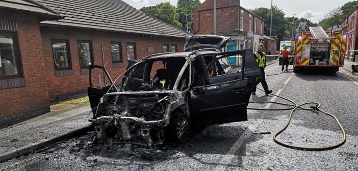 car fire