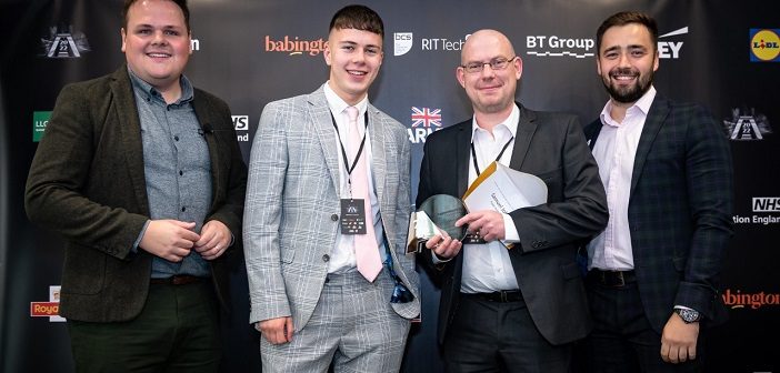 Apprentice team celebrates