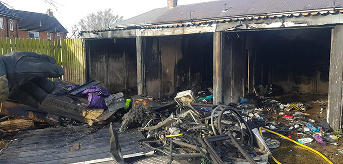 garage fire