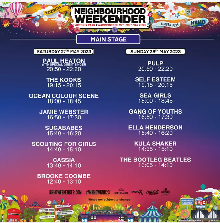 Pulp set to take trip down memory lane at Neighbourhood Weekender Warrington Worldwide