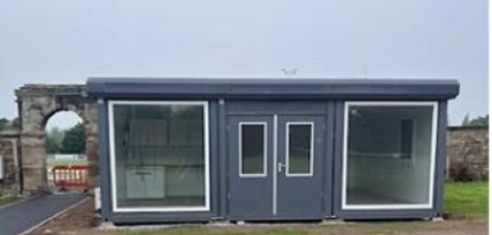 temporary clubhouse