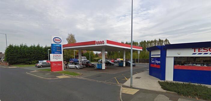 petrol station