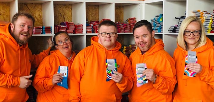 Dream comes true as Stand Out Socks co-founder welcomes two new colleagues  with Down Syndrome into paid roles