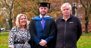 Seriously injured father earns new career after achieving first-class degree first-class degree
