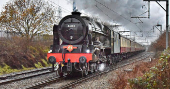 steam-hauled rail tour