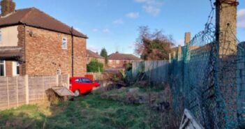 detached house in the garden