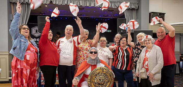Pensioners fly the flag for St George’s Day