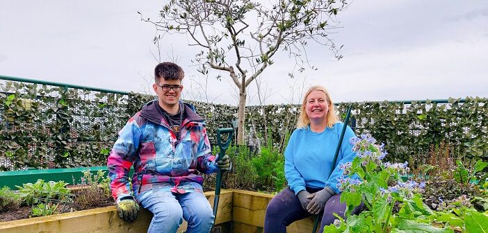Rooftop community garden
