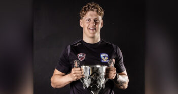 Young rugby player