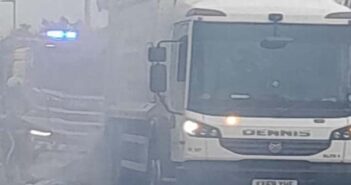 bin lorry fire