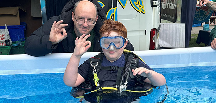 Scuba diving