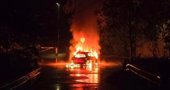 car fire