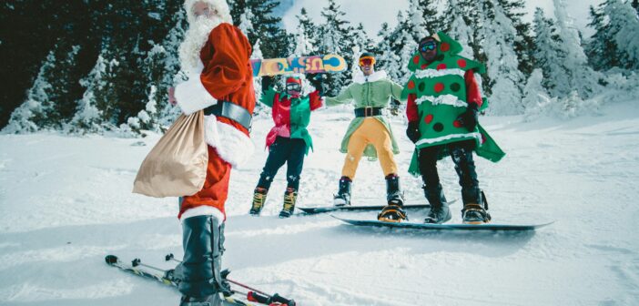 snowboarding santa - community initiatives