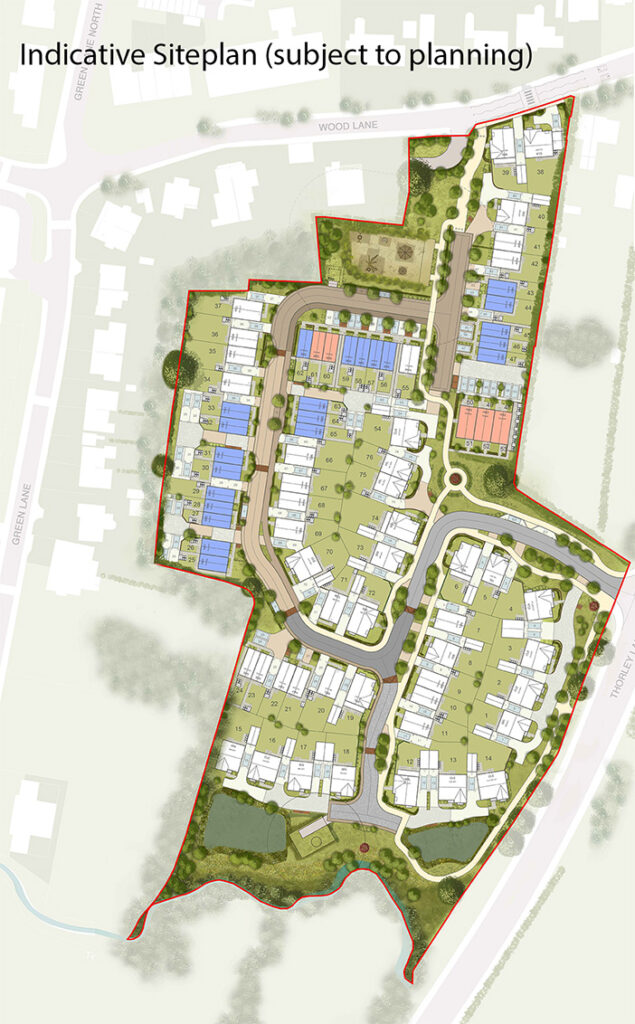 Provisional Thorley siteplan