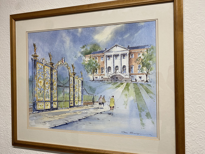 Town Hall painting