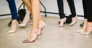 walk in high heels