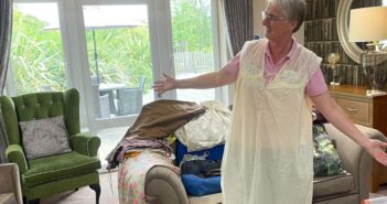Residents journey back