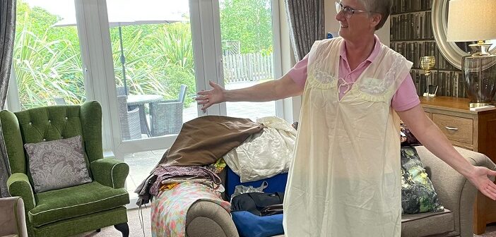 Residents journey back