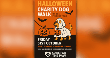 spooky charity dog walk
