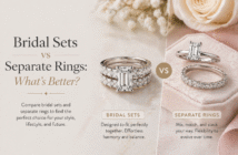 Bridal sets vs separate rings