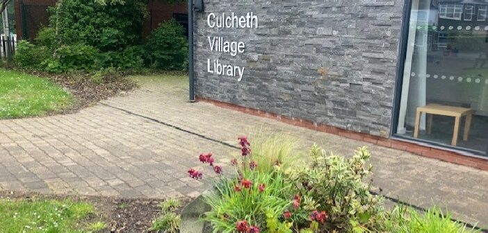 Wild-flowers at library