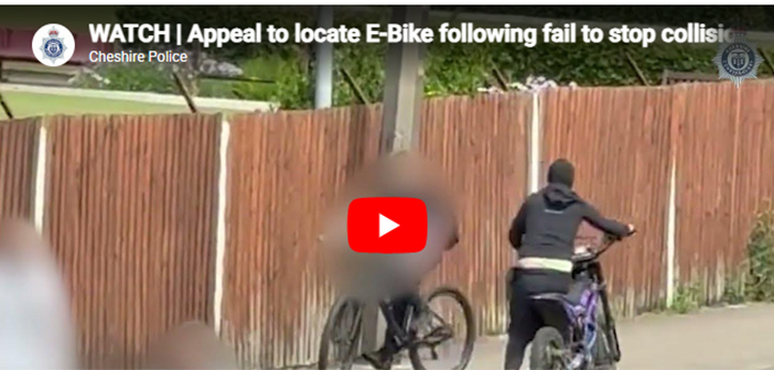 Boy, 16, arrested as police release video to locate e-bike following fail to stop collision