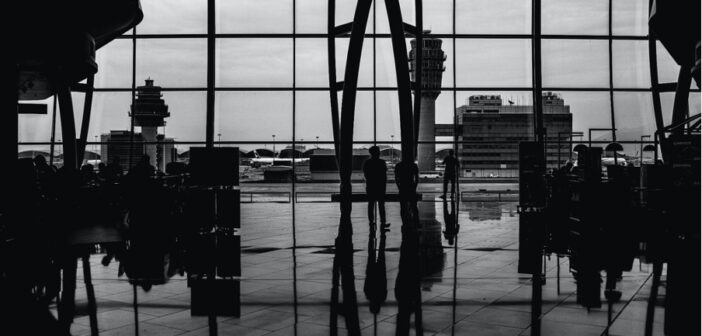 Airport adverts