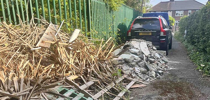 Couple frustrated and angry after council ignore rat-infested fly-tipping nightmare