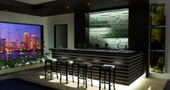 Home bar backwall ideas