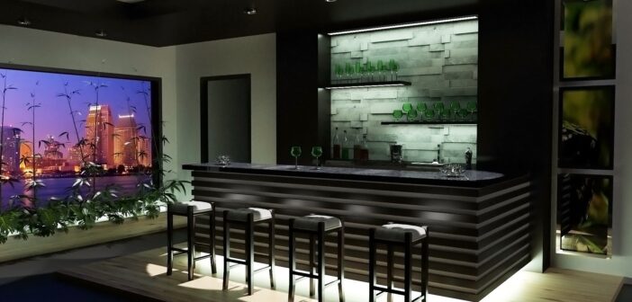 Home bar backwall ideas