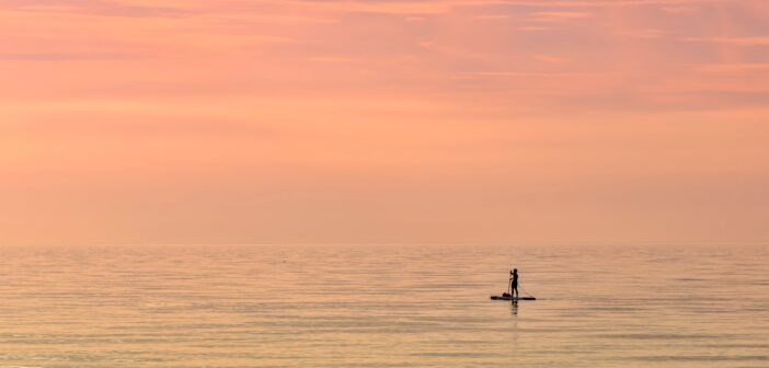Paddle boarding